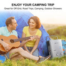 Camplux 1.32 GPM Outdoor Tankless Gas Water Heaters - 5L, Gray - Outdoor Time