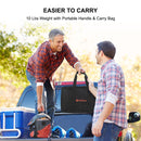 Camplux Gray 1.32 GPM Outdoor Tankless Gas Water Heaters w/ Freestanding Stand and Carry Bag - Easier To Carry