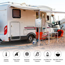 Camplux Gray 1.32 GPM Outdoor Tankless Gas Water Heaters w/ 1.2 GPM Water Pump