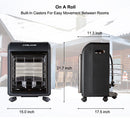Ultra Quiet Propane Radiant heater with LP Regulator Hose
