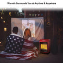 Portable Cabinet Heater -18,000 BTU Warm Area up to 450 sq. ft- Red