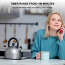 Induction Cooktop, thermomate Built-in Electric Stove Top, 240V Electric Smoothtop with 4 Boost Burner, 9 Heating Level, Timer, Kid Safety Lock, Keep Warm Function, ETL & FCC Certified