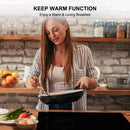 Electric Cooktop, thermomate 30 Inch Built-in Induction Stove Top, 240V Electric Smoothtop with 5 Boost Burner, 9 Heating Level, Timer & Kid Safety Lock, Sensor Touch Control & Keep Warm Function