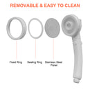 Cabezal de ducha de mano Camplux con interruptor de encendido/apagado