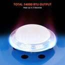 Camplux Outdoor Propane Camping Stove w/ 2 Burner - 14,000 BTU