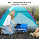 Camplux Propane Camping Stove w/ 1 Grill & 2 Burners - 20,400 BTU