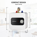 Camplux Mini Tank Electric Water Heater - 1.3 Gallon