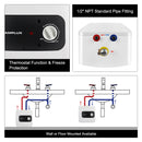 Camplux Mini Tank Electric Water Heater - 2.5 Gallon