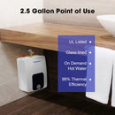 Calentador de agua eléctrico Tecnolove - 2.5 galones