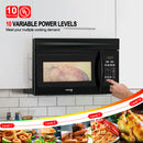 30 In. Over-the-Range Microwave Oven W/ 1.6 Cu. Ft. Capacity, 1000 Watts, 300 CFM - Black