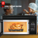 30 In. Over-the-Range Microwave Oven W/ 1.6 Cu. Ft. Capacity, 1000 Watts, 300 CFM - Black