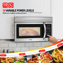 30 In. Over-the-Range Microwave Oven W/ 1.6 Cu. Ft. Capacity, 1000 Watts, 300 CFM in Stainless Steel