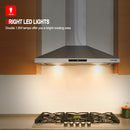 Gasland Chef 36'' Wall Mount Kitchen Hood - Ducted/Ductless - Working