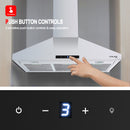 Gasland Chef 36'' Wall Mount Kitchen Hood - Ducted/Ductless - Push Button Controls