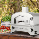 Outdoor Pizza Oven-Maximum Temperature 872°F-Stainless Steel