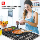 30 In. Pro-Style Gas Cooktops w/ Reversible Cast Iron Grill/Griddle