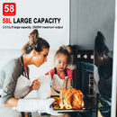 Gasland Chef 24'' Built-In Natural Single Wall Gas Oven - Black - Cooking