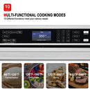 30''Built-in Electric Wall Oven-10 Functions-Stainless Steel