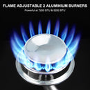 Camplux Built-In RV Propane Gas Cooktop w/ 2 Burner