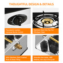 Camplux Propane Stove w/ Auto Ignition - 9,500 BTU