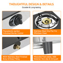 Camplux Propane Gas Cooktop Tempered Glass Double Burners Stove