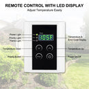 Camplux Residential Outdoor Tankless Water Heater - Propane Gas 5.28 GPM