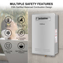 Camplux Residential Outdoor Tankless Water Heater - Natural Gas 5.28 GPM