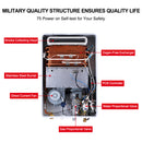 Camplux Natural Gas Tankless Water Heater - 6.86 GPM