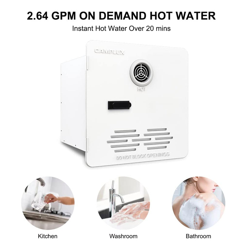 2.64 gpm on demand hot water