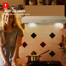 30" Under Cabinet Range Hood-Push Button Control-Stainless Steel