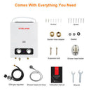 Propane Tankless Water Heater-1.5GPM 6L- White