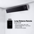 Thermoflow Far Infrared Space Heater with No Glare, Electric Indoor / Outdoor Ceiling / Wall Heater, Quiet Patio Heat with Timer & Remote, HS3000NA 3000W / 1500W at 240 Volts Hard Wired