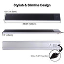 Thermoflow Far Infrared Space Heater with No Glare, Electric Indoor / Outdoor Ceiling / Wall Heater, Quiet Patio Heat with Timer & Remote, HS3000NA 3000W / 1500W at 240 Volts Hard Wired