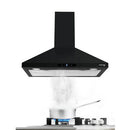 30"Anti-fingerprint Wall Mount Range Hood-Sensor Touch Control-Black