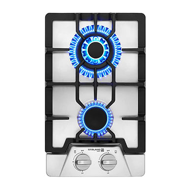 12 In. Pro Style Dual Burners Gas Cooktop