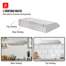 30" Under Cabinet Range Hood-Push Button Control-Stainless Steel