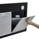 30"Anti-fingerprint Wall Mount Range Hood-Sensor Touch Control-Black